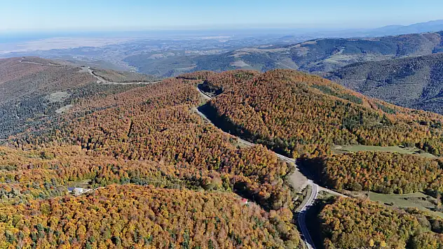 Kızlan Yaylası sonbahar renklerine büründü