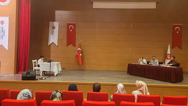 Kur'an-ı Kerim'i güzel okuma yarışması il finali yapıldı