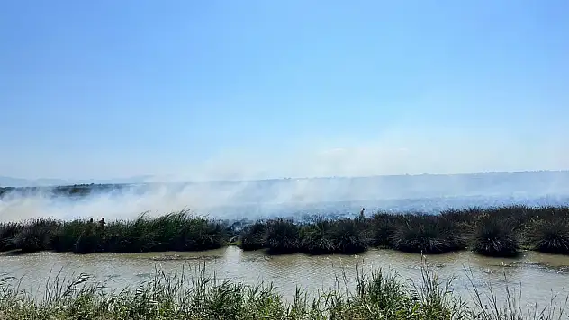Kuş Cenneti'nde korkutan yangın