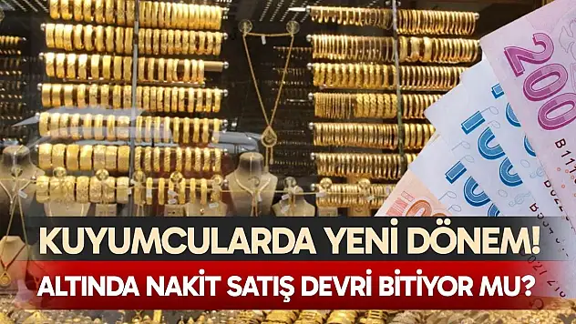 Kuyumcularda yeni dönem! Altında nakit satış devri bitiyor mu?