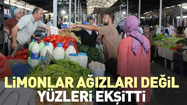 Limonlar ağızları değil yüzleri ekşitti