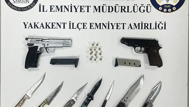 Narko Alan uygulaması: Silahlar ele geçirildi