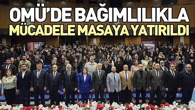 OMÜ'de Bağımlılıkla Mücadele Masaya Yatırıldı