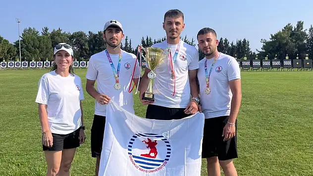 OMÜ'lü Okçulardan Türkiye Şampiyonasında Çifte Birincilik!