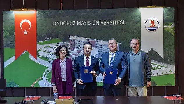 OMÜ ve Aziz Atik Fen Lisesi'nden Eğitim İş Birliği