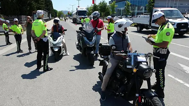 Ordu'da dron destekli trafik denetimi