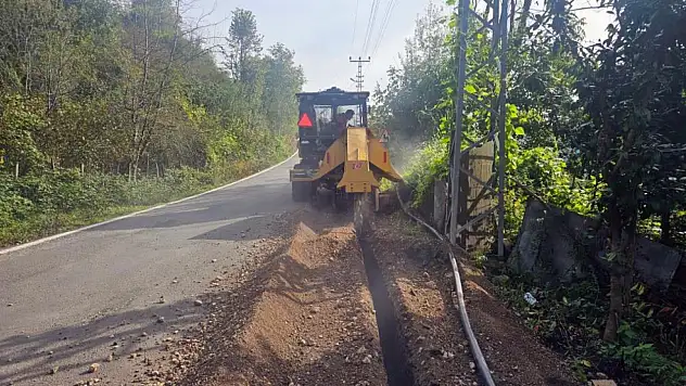 Ordu'da içme suyu altyapısı güçlendiriliyor
