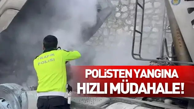 Polisten hızlı müdahale!