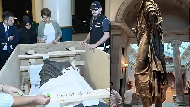 Roma İmparatoru Marcus Aurelius'un heykeli, 65 yıl sonra Türkiye'de