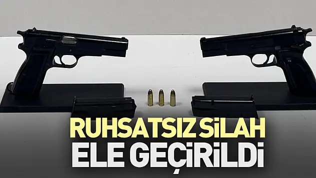 Ruhsatsız Silah Ele Geçirildi