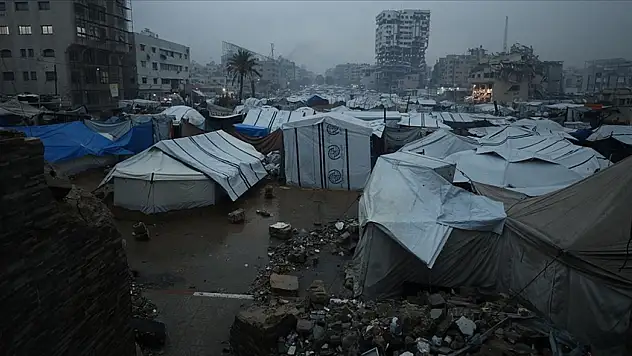 Sağanak Yağıştan Gazze'de Nasibini Aldı