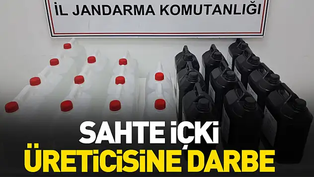 Sahte İçki Üreticisine Darbe