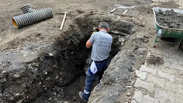 Salıpazarı'nda Altyapıya Hızlı Müdahale