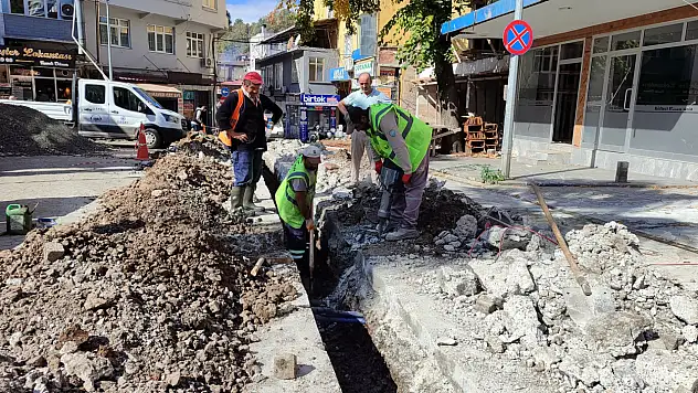 Salıpazarı'nda Doğalgaz Çalışmaları Devam Ediyor