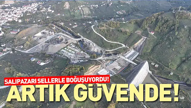 Salıpazarı Sel Tehlikesine Karşı Güvende