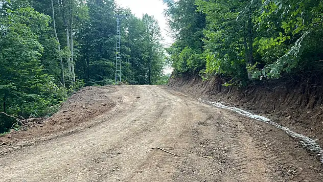 Salıpazarı Yayla Mahallesi'nde Yol Seferberliği