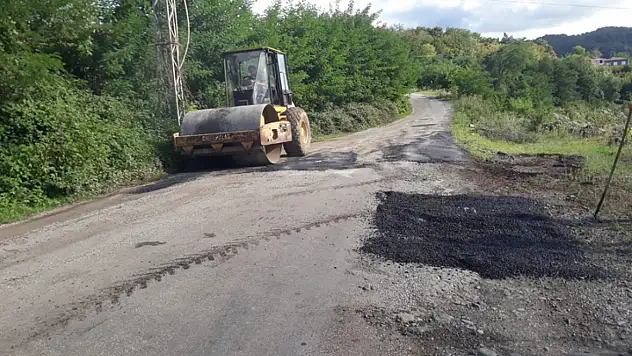 Salıpazarında yol çalışmaları hızla sürüyor!