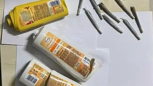 Şampuan kutusundan uyuşturucu çıktı