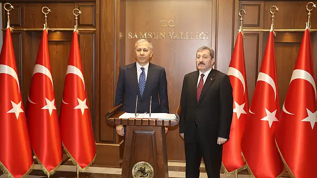 İçişleri Bakanı Yerlikaya, Samsun'da ziyaretlerde bulundu