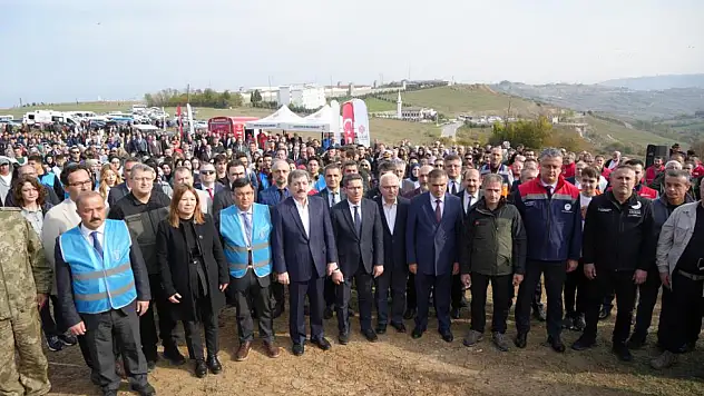 Samsun'da 37 bin fidan toprakla buluştu