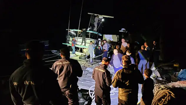 Samsun'da balıkçı teknesinde patlama