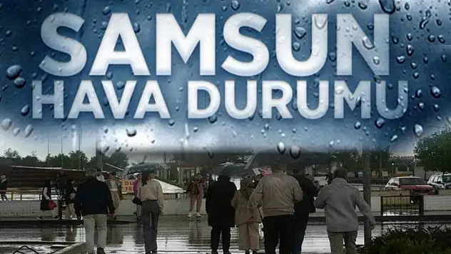 Samsun'u yağmur etkisi altına aldı