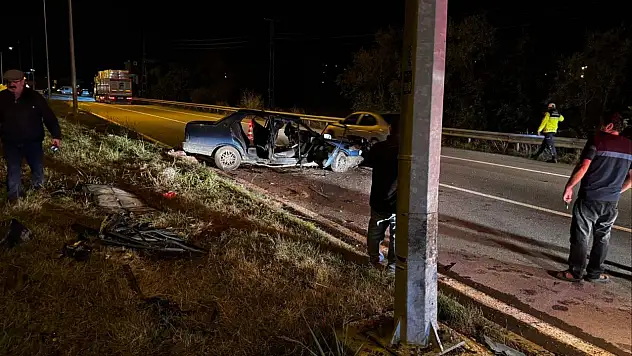 Samsun'da Gece Yarısı Feci Kaza