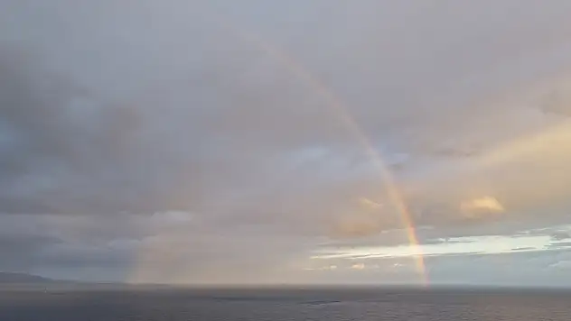 Samsun'da gökkuşağı oluştu