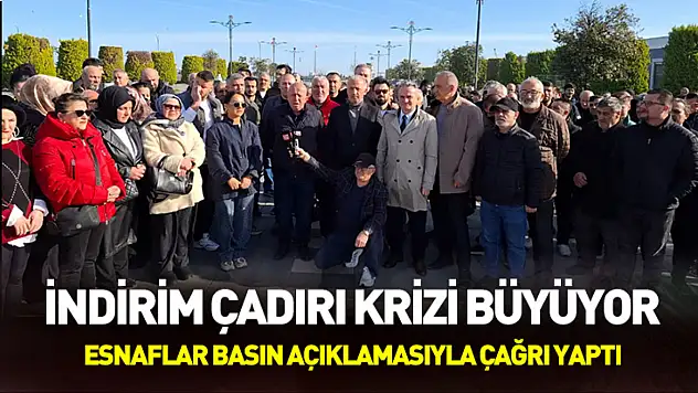 Samsun'da indirim çadırı krizi büyüyor