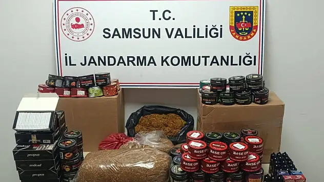 Samsun'da kaçakçılık operasyonu