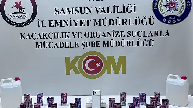 Samsun'da kaçakçılık operasyonu!3 zanlı yakalandı