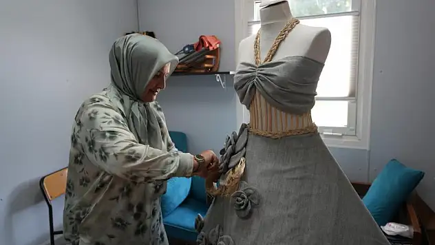 Samsun'da Kadın Eliyle Kenevirden Moda Üretiliyor