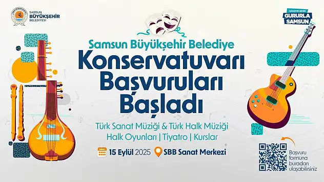 Samsun'da konservatuvar başvuruları başladı