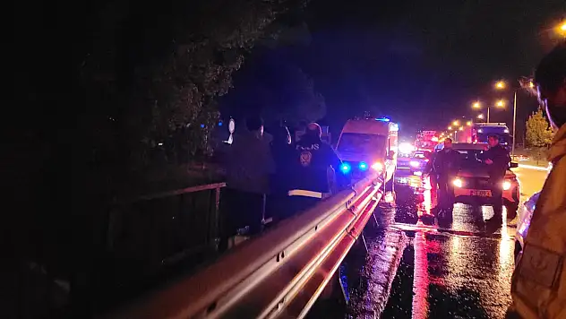 Samsun'da köprüde intihar girişimi