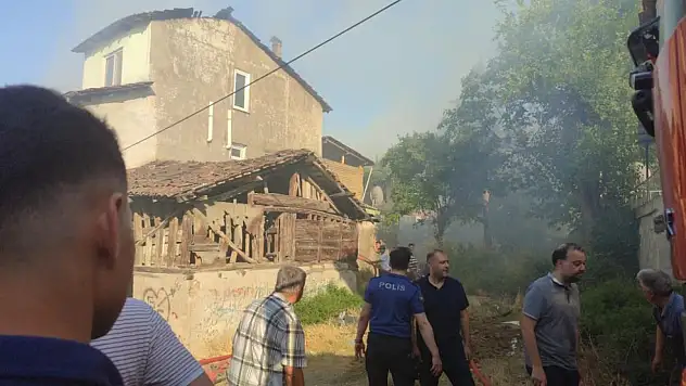 Samsun'da korkutan yangın