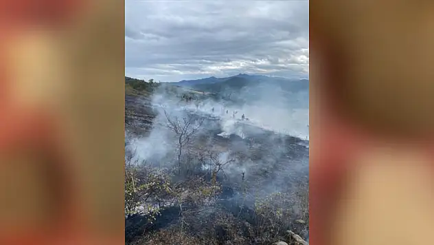 Samsun'da korkutan yangın