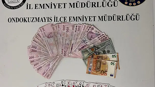Samsun'da kumar denetimi: 5 kişiye işlem