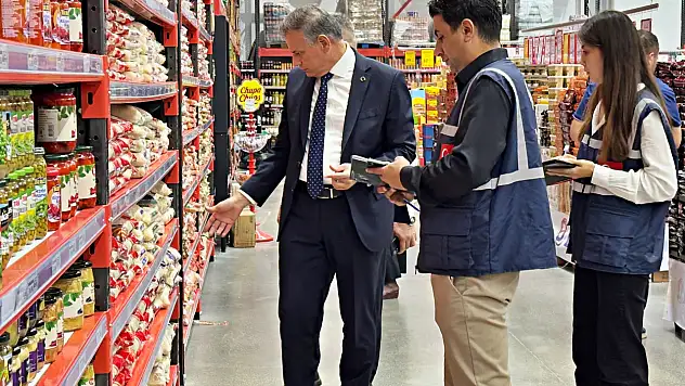 Samsun'da marketlerde fiyat ve etiket denetimi