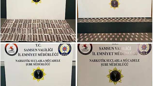 Samsun'da narkotik operasyonu