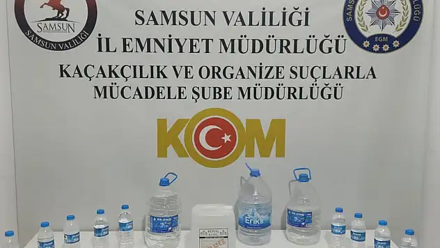 Samsun'da Sahte İçki Operasyonu