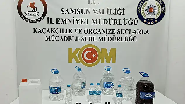 Samsun'da Sahte İçki Operasyonu