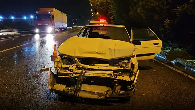 Samsun'da trafik kazasında 1 kişi yaralandı