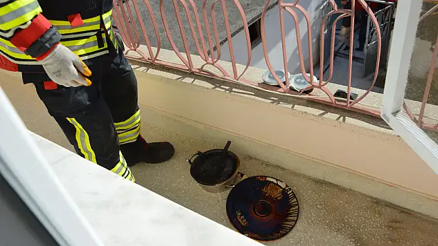 Samsun'da unutulan tencere ekipleri harekete geçirdi