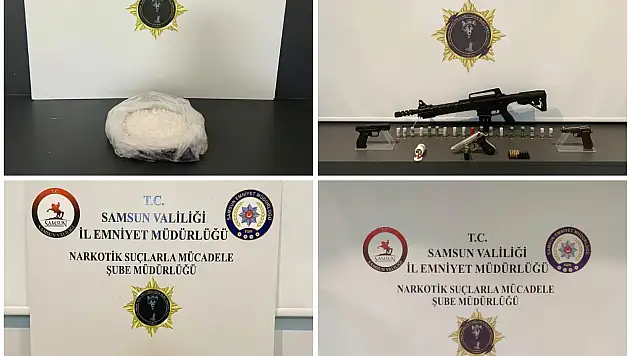 Samsun'da uyuşturucu baskını: 6 zanlı yakalandı