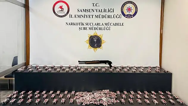 Samsun'da uyuşturucu operasyonunda 1 şahıs gözaltına alındı
