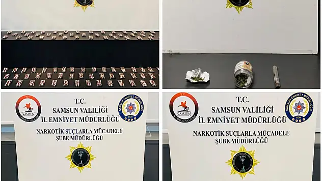 Samsun'da uyuşturucu operasyonu: 5 zanlı yakalandı