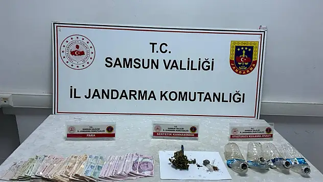 Samsun'da uyuşturucu operasyonu