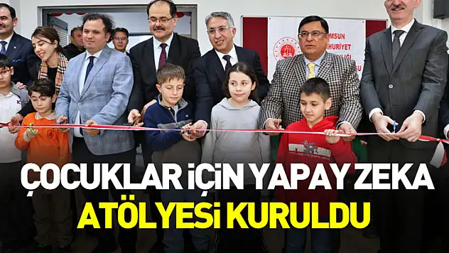 Samsun'da uzlaşmayla çocuklara yapay zeka atölyesi