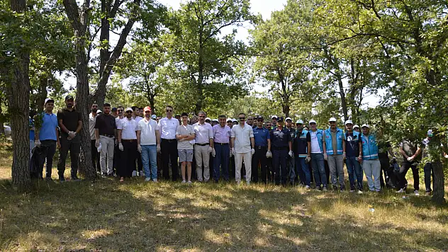 Samsun'da yangın riskine karşı doğa temizliği yapıldı