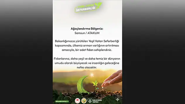 Samsun Emniyeti, 10 Ocak dolayısıyla gazeteciler adına fidan bağışladı